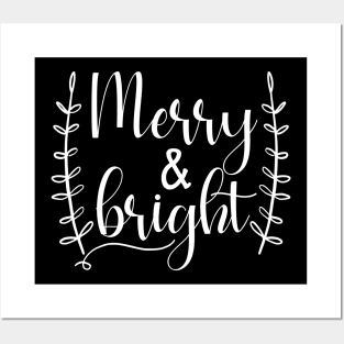 Merry & Bright Posters and Art